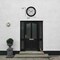 Clockswise 24-inch Large Outdoor Wall Clock Thermometer Combo, Waterproof Hygrometer Silent Battery Operated QI004644 - alternate 2